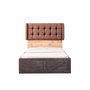 Hanah Home Cama Individual Antik Antracita y Marrón